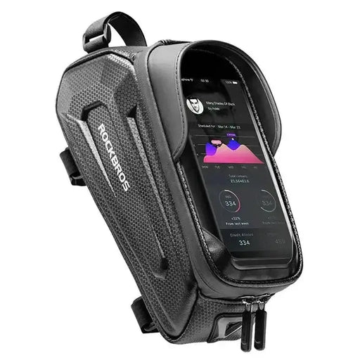 Habicare Waterproof Bicycle Front Phone Bag with Touchscreen, Fits 6.5-Inch Phones Waterproof Bicycle Front Phone Bag with Touchscreen, Fits 6.5-Inch Phones