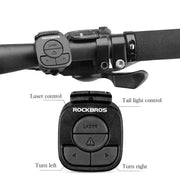 Wireless LED Bicycle Seatpost Tail Light with Remote Contro by Habicare