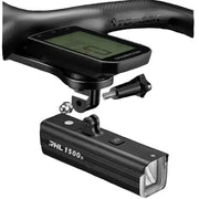 1,500LM / 1,000LM Type-C Rechargeable Aluminum Bicycle Front Light by Habicare