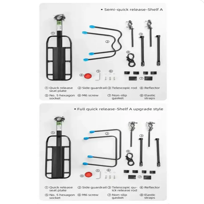 Aluminum Alloy MTB Bicycle Rear Rack by Habicare