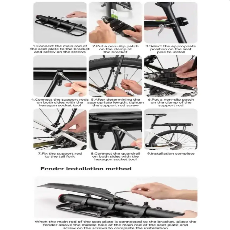 Aluminum Alloy MTB Bicycle Rear Rack by Habicare