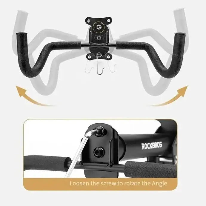Adjustable Bicycle Wall Mount Rack by Habicare