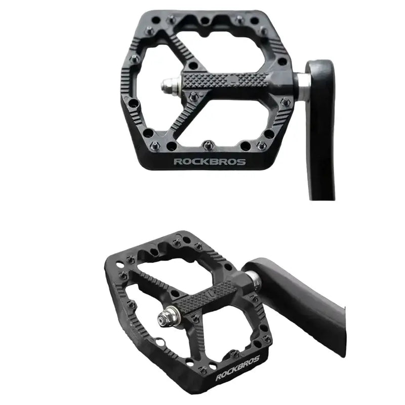Habicare Ultralight Nylon MTB Bike Pedals, Sealed Bearings, Wide Non-Slip Platform Ultralight Nylon MTB Bike Pedals, Sealed Bearings, Wide Non-Slip Platform