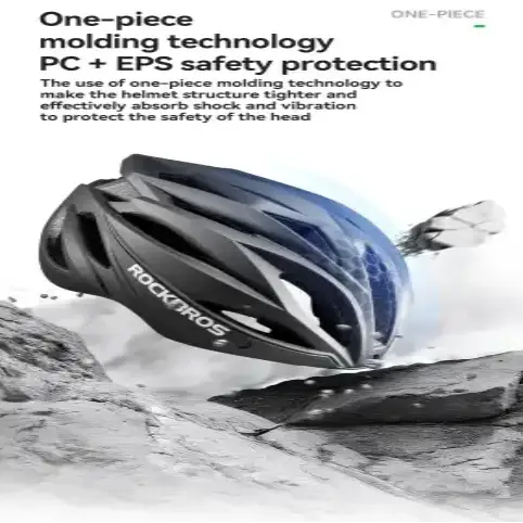Habicare Adjustable Cycling Helmet 58–62cm with Integrated Magnetic Goggles Adjustable Cycling Helmet 58–62cm with Integrated Magnetic Goggles