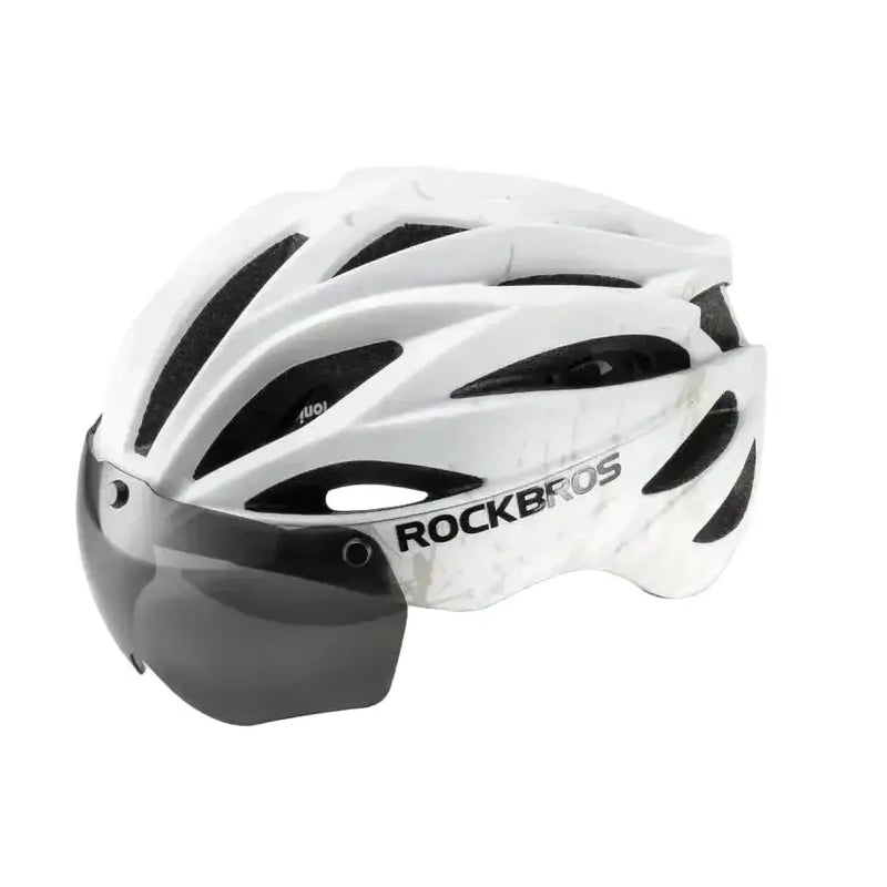 Habicare Adjustable Cycling Helmet 58–62cm with Integrated Magnetic Goggles Adjustable Cycling Helmet 58–62cm with Integrated Magnetic Goggles