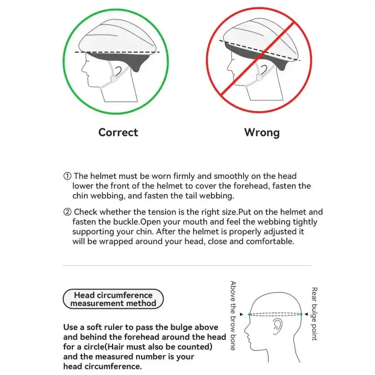Habicare Adjustable Cycling Helmet 58–62cm with Integrated Magnetic Goggles Adjustable Cycling Helmet 58–62cm with Integrated Magnetic Goggles