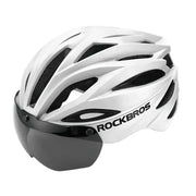 Habicare Adjustable Cycling Helmet 58–62cm with Integrated Magnetic Goggles Adjustable Cycling Helmet 58–62cm with Integrated Magnetic Goggles