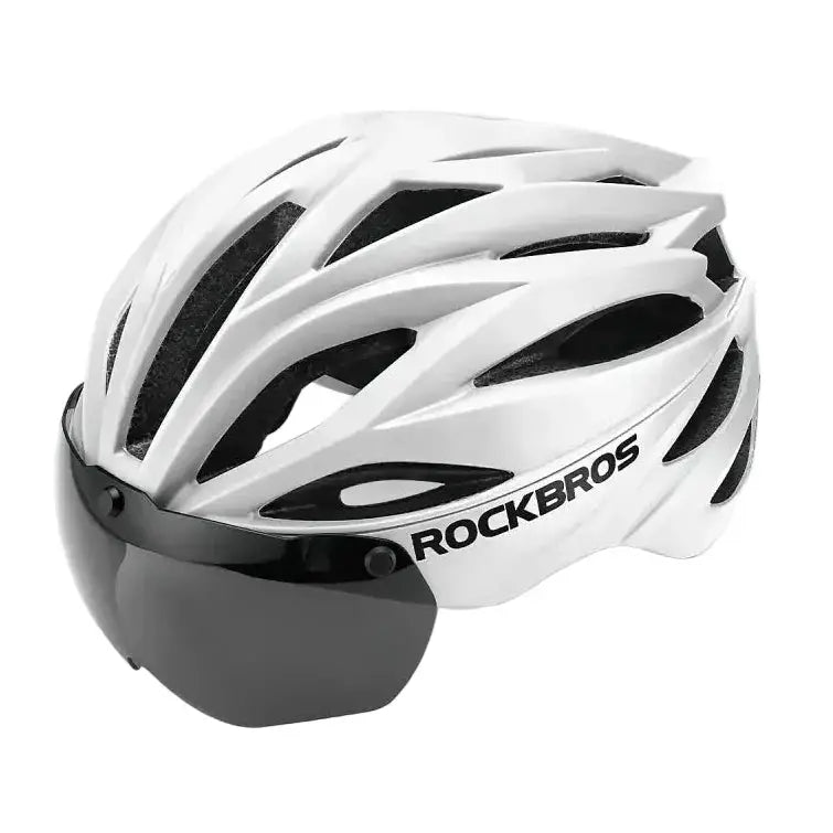 Habicare Adjustable Cycling Helmet 58–62cm with Integrated Magnetic Goggles Adjustable Cycling Helmet 58–62cm with Integrated Magnetic Goggles