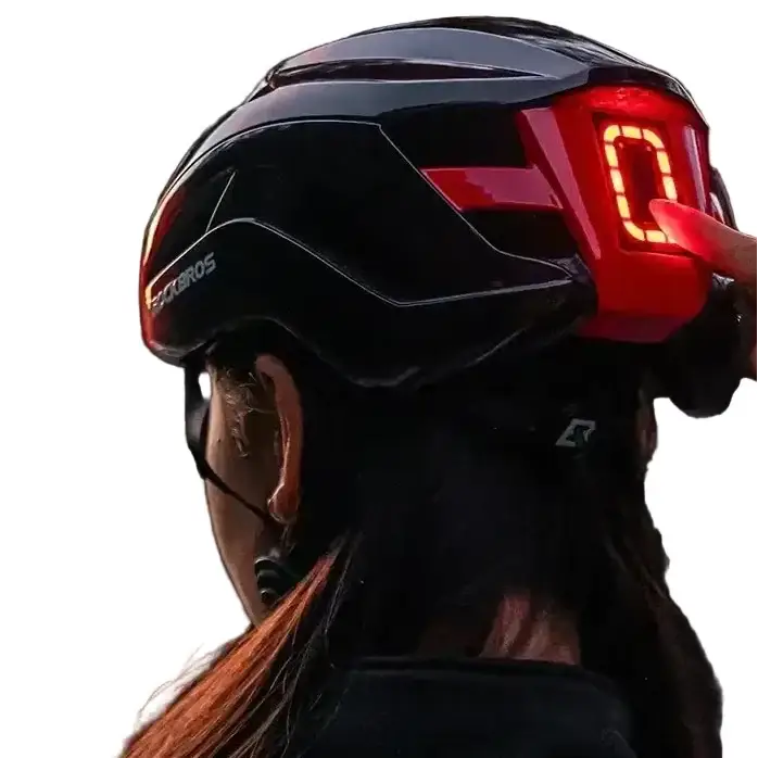 Cycling Helmet with Rechargeable Type-C LED Light by Habicare