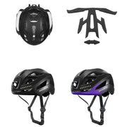 Cycling Helmet with Rechargeable Type-C LED Light by Habicare