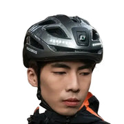 Cycling Helmet with Rechargeable Type-C LED Light by Habicare