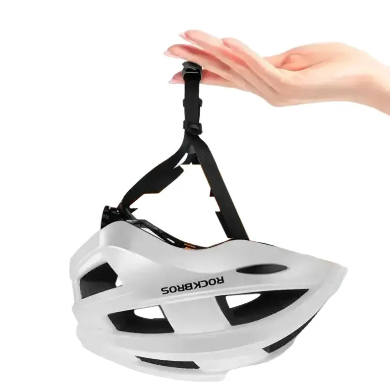 Cycling Helmet with USB Rechargeable Rear Light by Habicare