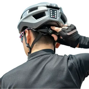 Cycling Helmet with USB Rechargeable Rear Light by Habicare