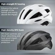 Cycling Helmet with USB Rechargeable Rear Light by Habicare