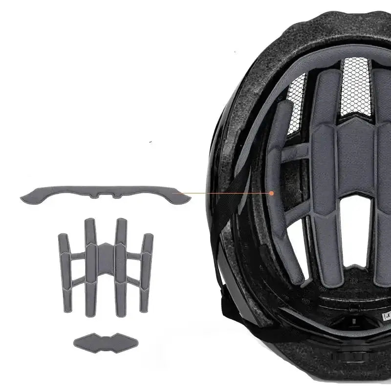 Cycling Helmet with USB Rechargeable Rear Light by Habicare