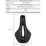PU Leather Bicycle Saddle by Habicare
