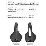 PU Leather Bicycle Saddle by Habicare