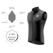 Winter Cycling Vest, Windproof by Habicare