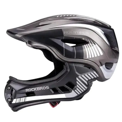 Habicare Kids Full-Face Downhill Bike Helmet, Anti-Sweat with 12 Ventilation Openings Kids Full-Face Downhill Bike Helmet, Anti-Sweat with 12 Ventilation Openings