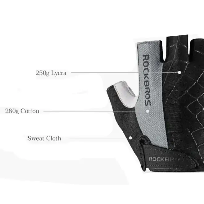 Half-Finger Cycling Gloves by Habicare