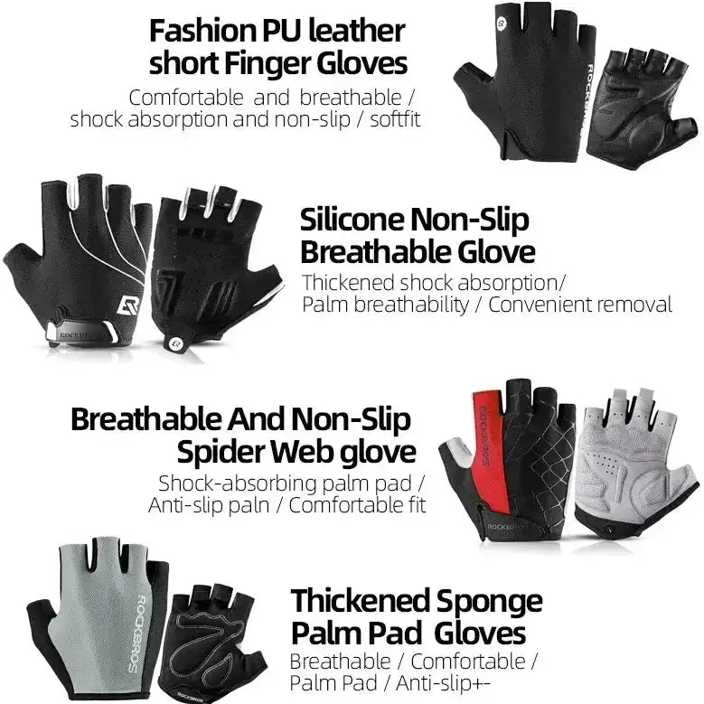 Half-Finger Cycling Gloves by Habicare
