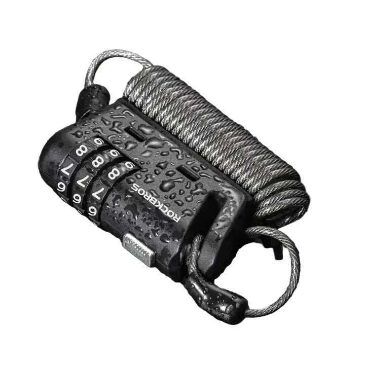 Rockbros Mini 3-Digit Combination Anti-Theft Lock for Bicycle by Habicare