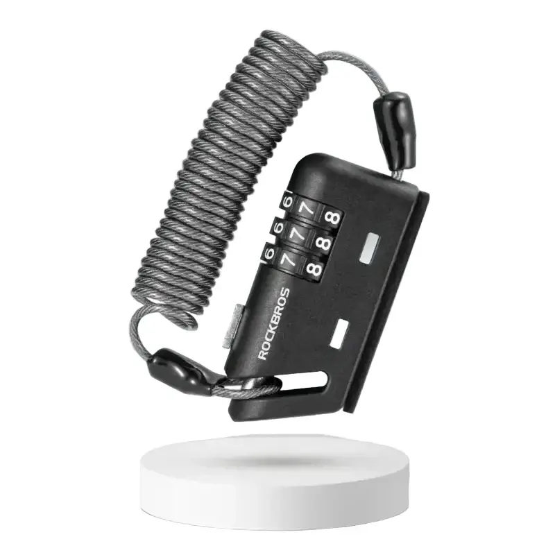 Rockbros Mini 3-Digit Combination Anti-Theft Lock for Bicycle by Habicare