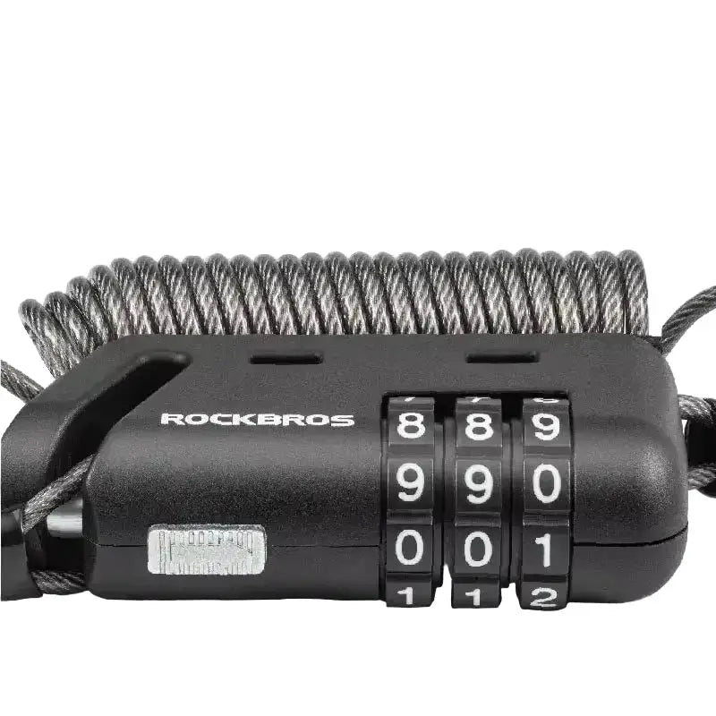 Rockbros Mini 3-Digit Combination Anti-Theft Lock for Bicycle by Habicare