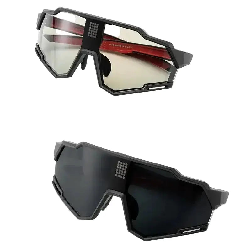 Habicare Photochromic Polarized Cycling Glasses, Liquid Crystal Sports Sunglasses Photochromic Polarized Cycling Glasses, Liquid Crystal Sports Sunglasses