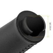 Leather & Silicone MTB Bicycle Grips by Habicare