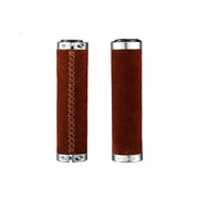 Leather & Silicone MTB Bicycle Grips by Habicare