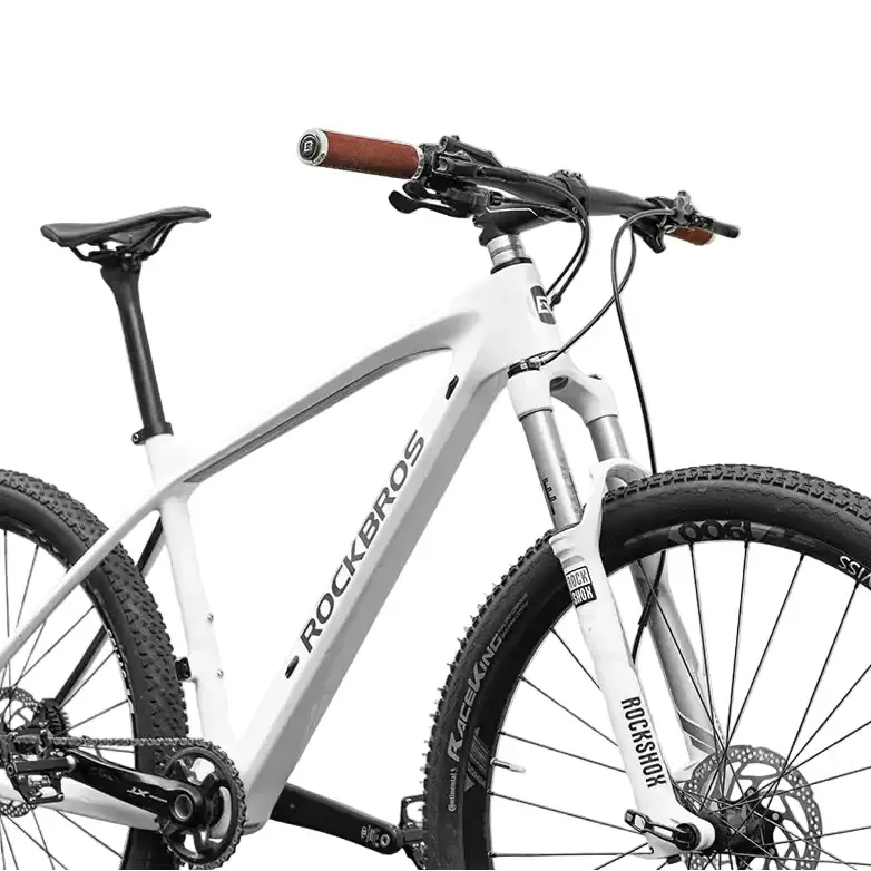 Leather & Silicone MTB Bicycle Grips by Habicare