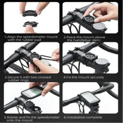Bicycle Computer, Bluetooth 5.0 Wireless Speedometer by Habicare