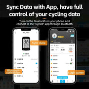 Bicycle Computer, Bluetooth 5.0 Wireless Speedometer by Habicare