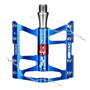 Rockbros Ultralight Aluminum Alloy MTB Pedals, 4-Bearing Flat Platform by Habicare