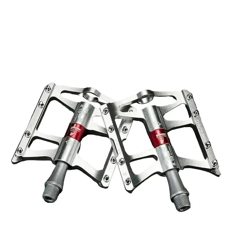 Rockbros Ultralight Aluminum Alloy MTB Pedals, 4-Bearing Flat Platform by Habicare