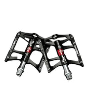 Rockbros Ultralight Aluminum Alloy MTB Pedals, 4-Bearing Flat Platform by Habicare