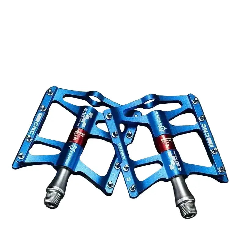 Rockbros Ultralight Aluminum Alloy MTB Pedals, 4-Bearing Flat Platform by Habicare