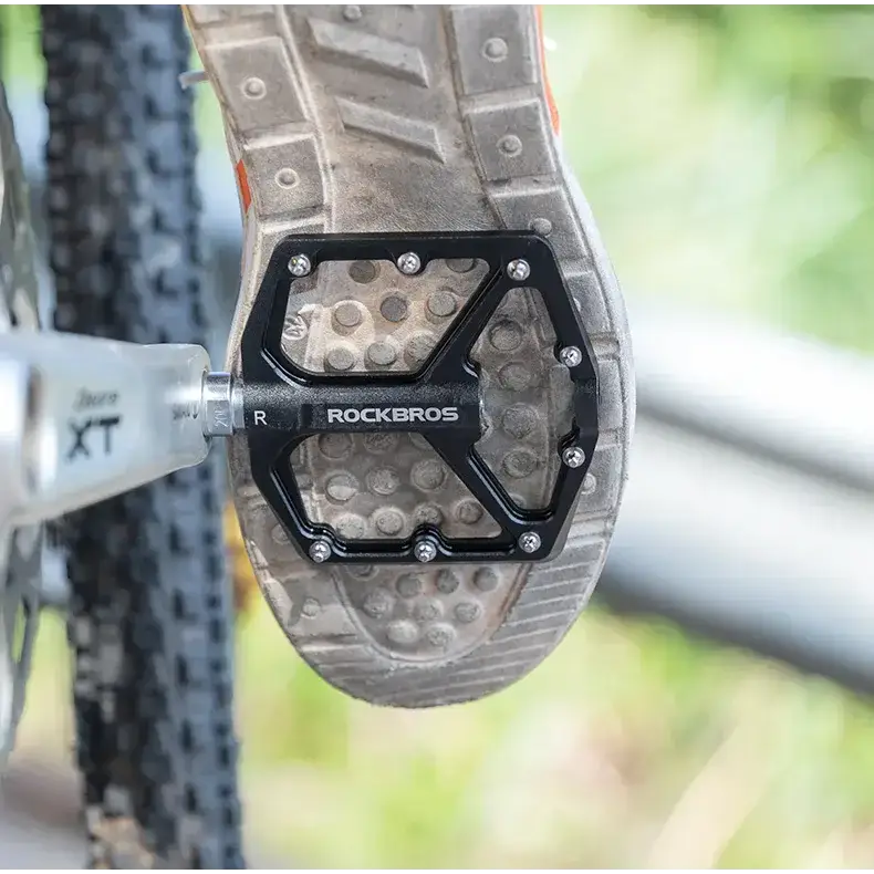 Rockbros Ultralight Aluminum Alloy MTB Pedals, Sealed Bearing by Habicare
