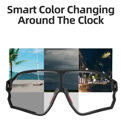 Habicare Photochromic Cycling Glasses UV400 Sports Sunglasses Photochromic Cycling Glasses UV400 Sports Sunglasses