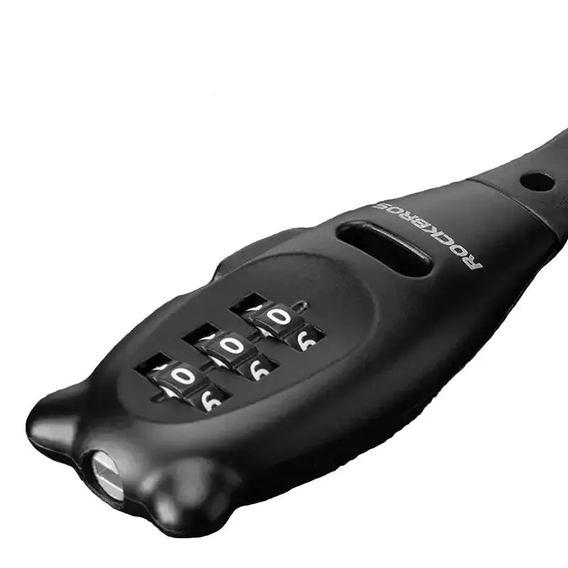 Rockbros Adjustable Zinc Alloy Cable Lock with Password by Habicare