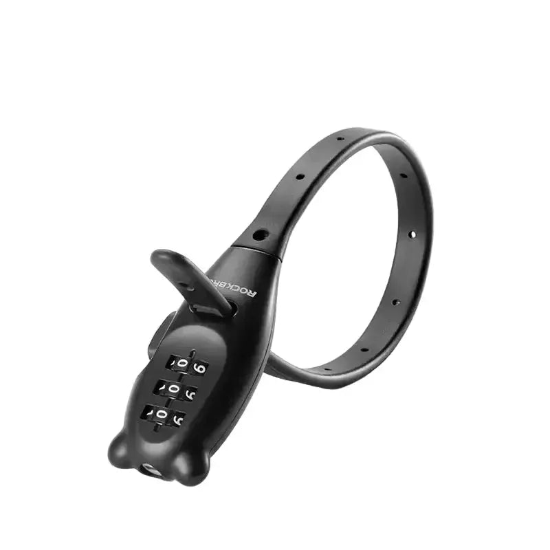 Rockbros Adjustable Zinc Alloy Cable Lock with Password by Habicare
