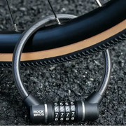 Rockbros 4-Digit Combination Steel Cable Bicycle Lock by Habicare