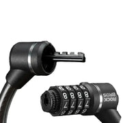 Rockbros 4-Digit Combination Steel Cable Bicycle Lock by Habicare