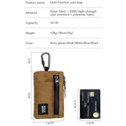 Ultra-Light Mini Card Wallet with Hang Lock by Habicare