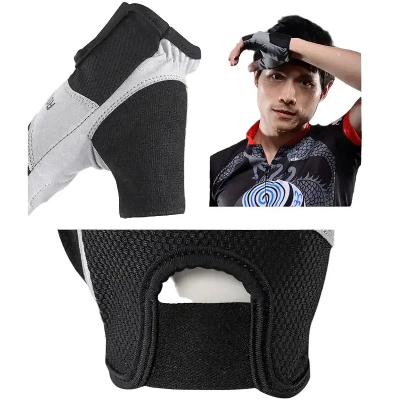 Habicare Half-Finger Cycling Gloves with GEL Padding, Shockproof Non-Slip (different types available) Half-Finger Cycling Gloves with GEL Padding, Shockproof Non-Slip (different types available)