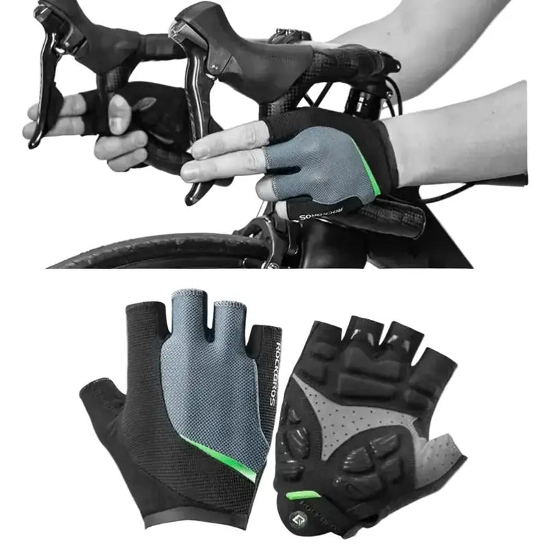 Habicare Half-Finger Cycling Gloves with GEL Padding, Shockproof Non-Slip (different types available) Half-Finger Cycling Gloves with GEL Padding, Shockproof Non-Slip (different types available)