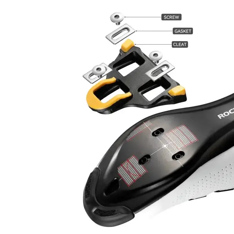 Rockbros Carbon SPD Lock Pedals with Titanium Axle by Habicare