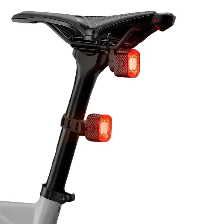 Smart Bicycle Rear Light with Auto Brake Sensing (IPX6 Waterproof) by Habicare