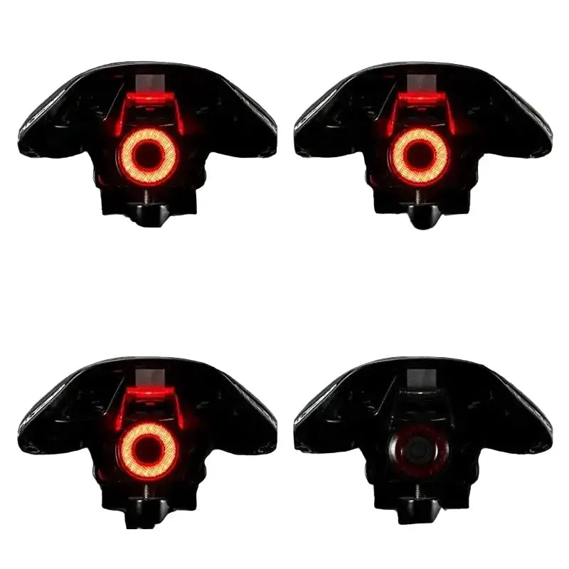Smart Bicycle Rear Light with Auto Brake Sensing (IPX6 Waterproof) by Habicare